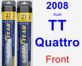 Front Wiper Blade Pack for 2008 Audi TT Quattro - Assurance
