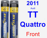 Front Wiper Blade Pack for 2011 Audi TT Quattro - Assurance