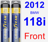 Front Wiper Blade Pack for 2012 BMW 118i - Assurance
