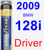 Driver Wiper Blade for 2009 BMW 128i - Assurance