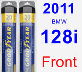 Front Wiper Blade Pack for 2011 BMW 128i - Assurance