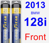 Front Wiper Blade Pack for 2013 BMW 128i - Assurance