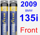 Front Wiper Blade Pack for 2009 BMW 135i - Assurance