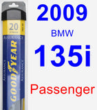 Passenger Wiper Blade for 2009 BMW 135i - Assurance