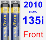 Front Wiper Blade Pack for 2010 BMW 135i - Assurance