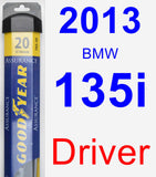 Driver Wiper Blade for 2013 BMW 135i - Assurance