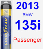 Passenger Wiper Blade for 2013 BMW 135i - Assurance