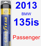 Passenger Wiper Blade for 2013 BMW 135is - Assurance