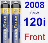 Front Wiper Blade Pack for 2008 BMW 120i - Assurance