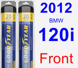 Front Wiper Blade Pack for 2012 BMW 120i - Assurance