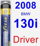 Driver Wiper Blade for 2008 BMW 130i - Assurance