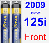 Front Wiper Blade Pack for 2009 BMW 125i - Assurance