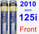 Front Wiper Blade Pack for 2010 BMW 125i - Assurance