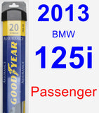 Passenger Wiper Blade for 2013 BMW 125i - Assurance