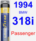 Passenger Wiper Blade for 1994 BMW 318i - Assurance