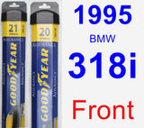 Front Wiper Blade Pack for 1995 BMW 318i - Assurance