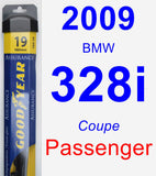 Passenger Wiper Blade for 2009 BMW 328i - Assurance