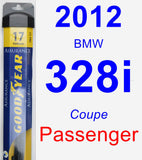 Passenger Wiper Blade for 2012 BMW 328i - Assurance