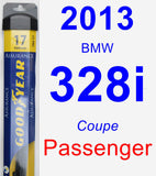 Passenger Wiper Blade for 2013 BMW 328i - Assurance