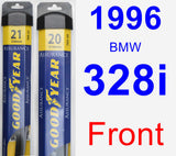 Front Wiper Blade Pack for 1996 BMW 328i - Assurance