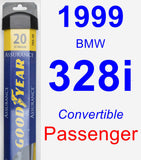 Passenger Wiper Blade for 1999 BMW 328i - Assurance