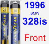 Front Wiper Blade Pack for 1996 BMW 328is - Assurance