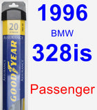 Passenger Wiper Blade for 1996 BMW 328is - Assurance