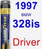 Driver Wiper Blade for 1997 BMW 328is - Assurance