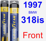 Front Wiper Blade Pack for 1997 BMW 318is - Assurance