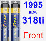 Front Wiper Blade Pack for 1995 BMW 318ti - Assurance