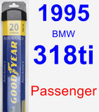Passenger Wiper Blade for 1995 BMW 318ti - Assurance