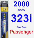 Passenger Wiper Blade for 2000 BMW 323i - Assurance