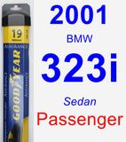 Passenger Wiper Blade for 2001 BMW 323i - Assurance