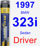 Driver Wiper Blade for 1997 BMW 323i - Assurance