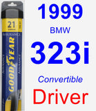Driver Wiper Blade for 1999 BMW 323i - Assurance