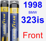 Front Wiper Blade Pack for 1998 BMW 323is - Assurance