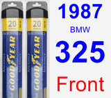 Front Wiper Blade Pack for 1987 BMW 325 - Assurance