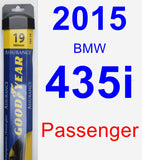 Passenger Wiper Blade for 2015 BMW 435i - Assurance