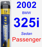 Passenger Wiper Blade for 2002 BMW 325i - Assurance