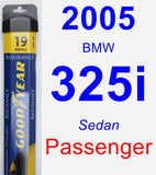 Passenger Wiper Blade for 2005 BMW 325i - Assurance