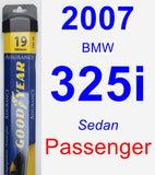 Passenger Wiper Blade for 2007 BMW 325i - Assurance
