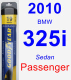 Passenger Wiper Blade for 2010 BMW 325i - Assurance