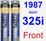 Front Wiper Blade Pack for 1987 BMW 325i - Assurance