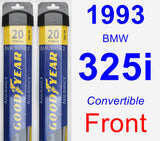 Front Wiper Blade Pack for 1993 BMW 325i - Assurance