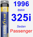 Passenger Wiper Blade for 1996 BMW 325i - Assurance