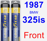Front Wiper Blade Pack for 1987 BMW 325is - Assurance