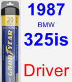 Driver Wiper Blade for 1987 BMW 325is - Assurance