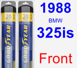 Front Wiper Blade Pack for 1988 BMW 325is - Assurance