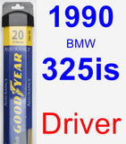 Driver Wiper Blade for 1990 BMW 325is - Assurance