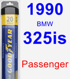 Passenger Wiper Blade for 1990 BMW 325is - Assurance